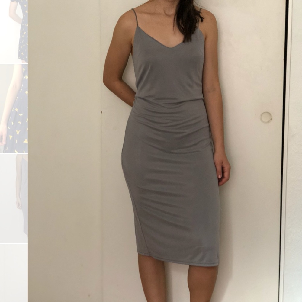 Topshop Midi Sleeveless Dress